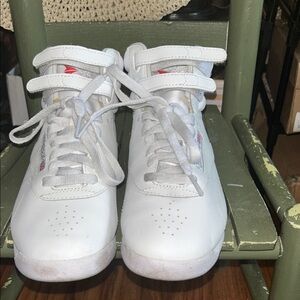 Reebok White High-Top Sneakers